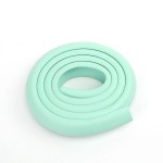Corners protection strip, length 2 m, tables, baby's room, light green color, 2.0 cm